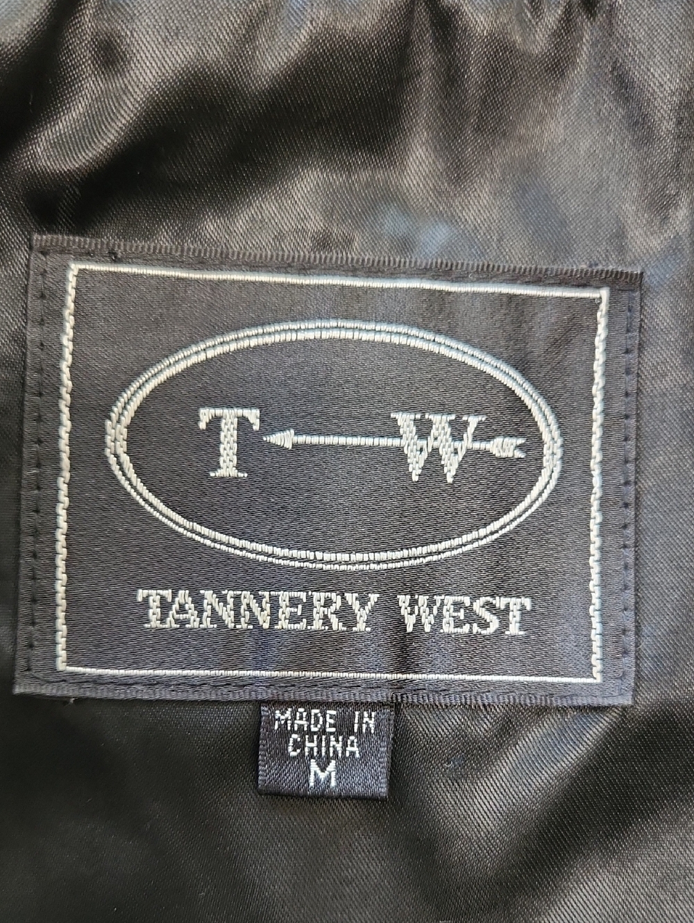 VINTAGE 80s Shoulder Pad Belted Tannery West Women's Black Leather Jacket M - Picture 6 of 16